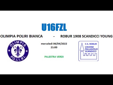 U16FZL - OLIMPIA POLIRI BIANCA vs ROBUR 1908 SCANDICCI YOUNG