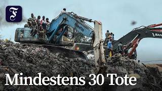 Dutzende Tote nach Erdrutsch auf Mülldeponie in Guinea