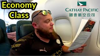 🇭🇰 ✈️ 16 HOURS IN ECONOMY CLASS | CATHAY PACIFIC FROM SINGAPORE, HONG KONG TO LOS ANGELES