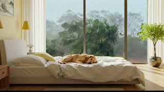 Cozy Music #calm  #storm  #Retriever #Relaxing music for sleep #relax  #calmmusic #piano