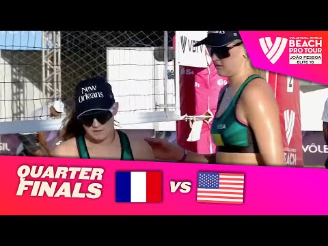 Placette/Richard vs. Nuss/Kloth - Quarter Finals Highlights | João Pessoa 2023 #BeachProTour