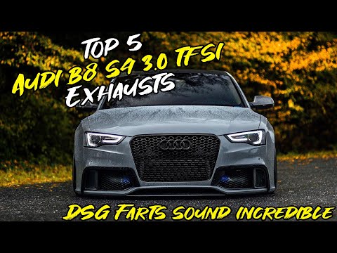 Top 5 Audi B8 S4 3.0TFSI Exhausts!