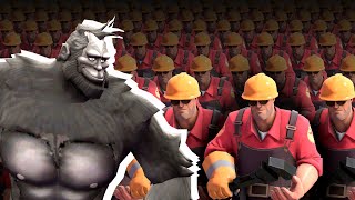 1 Gorilla (SolarLight) vs 100 Men