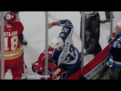 Dustin Byfuglien vs Garnet Hathaway Dec 10, 2016