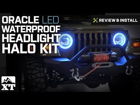 Jeep Wrangler Oracle LED Waterproof Headlight Halo Kit (1997-2006 TJ) Review & Install