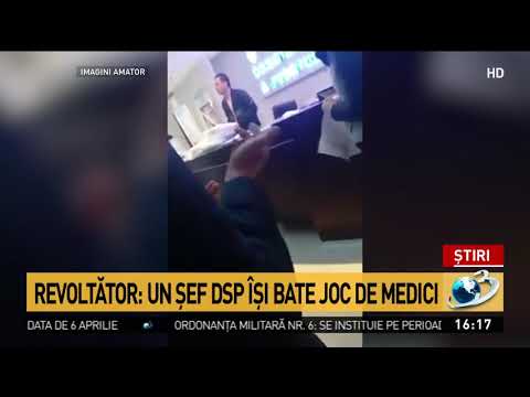 Șeful DSP Arad își bate joc de medici: Nu gândești! Asta e ținută și morală pentru un chiru