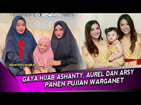Ashanty Kompak Berbusana Muslim Syar’i Bareng Putrinya, Paras Aurel Hermansyah Disebut Begini