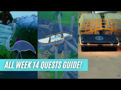 How To Complete All WEEK 14 Season Quests - Fortnite - Chapter 3 - Season 1