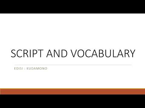 PENJELASAN SOAL JFT SCRIPT AND VOCABULARY #kudamono
