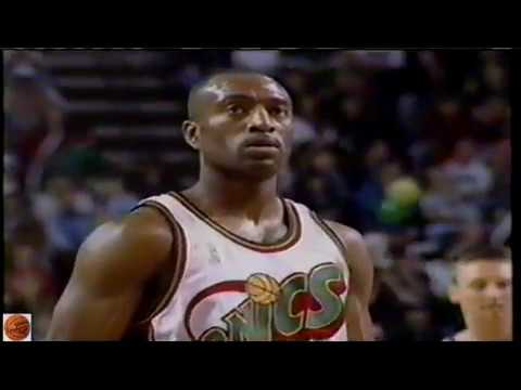 Seattle Supersonics vs Phoenix Suns / NBA playoffs 1997 Film1