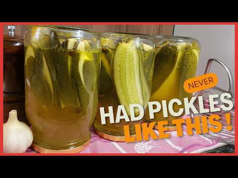Homemade Curry Pickled Cucumbers | Sweet & Spicy Pickle Recipe for Sandwiches & More!