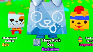 How To Get HUGE ROCK DOG in Pet Simulator X!