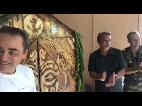 Inauguration de la malle aux livres de l'internat du collège-lycée pro d'Atuona