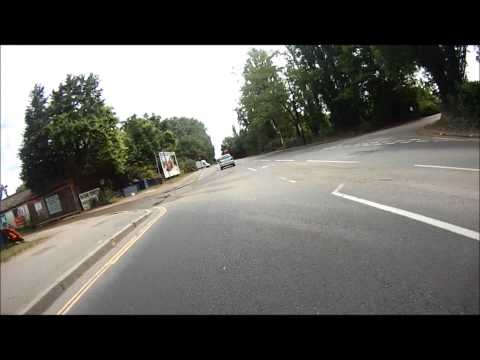 RJ05ZCK He's only in a hurry when it comes to close passing a cyclist.