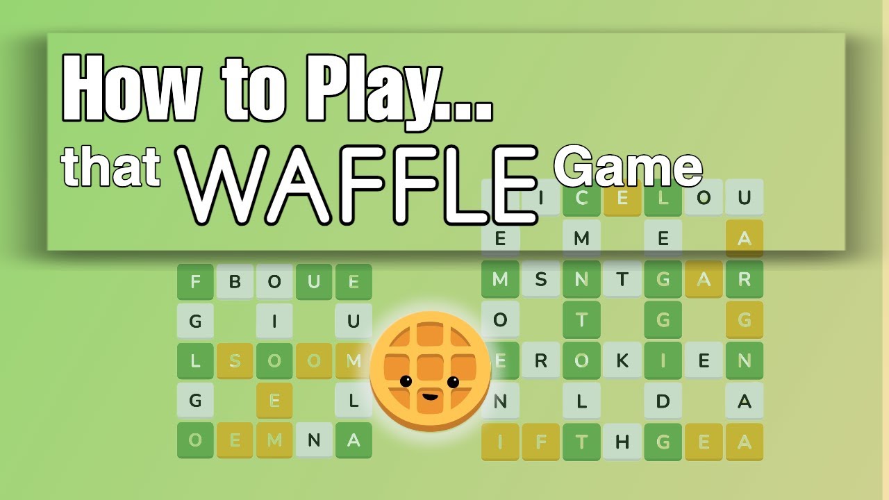 How to Play the Waffle Game | by @JamesJessian | a Wordle style game