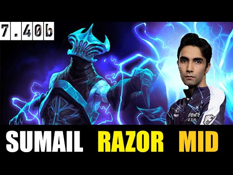 🤯 SumaiL [RAZOR] MID 7.40b - DOTA 2 HIGHEST MMR MATCH#dota2   #dota2gameplay #sumail