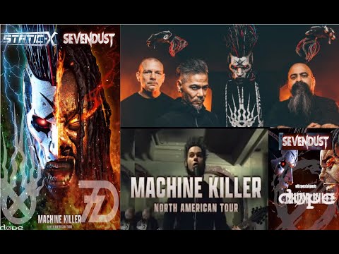 Static-X and Sevendust‘s ‘The Machine Killer Tour 2nd leg added - dates/venues unveiled