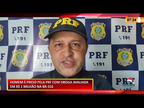 Homem é preso pela PRF com mais de R$ 1 Milhão em drogas 21 12 2020