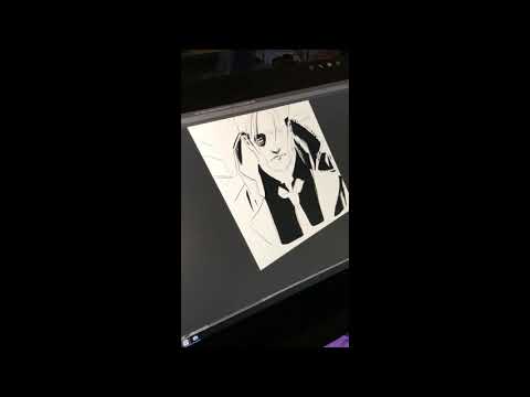 Realizzazione disegno di Nathan Never per trasmissione Wonderland