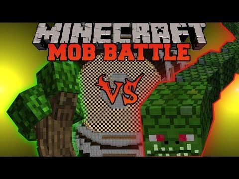 PopularMMOs - ENT LORD VS. NAGA - Minecraft Mob Battles - Angry Creatures and Twilight Forest Mods