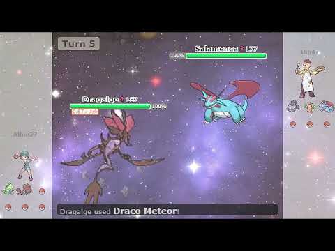 Pokémon Dragalge vs Salamence | Random Battle