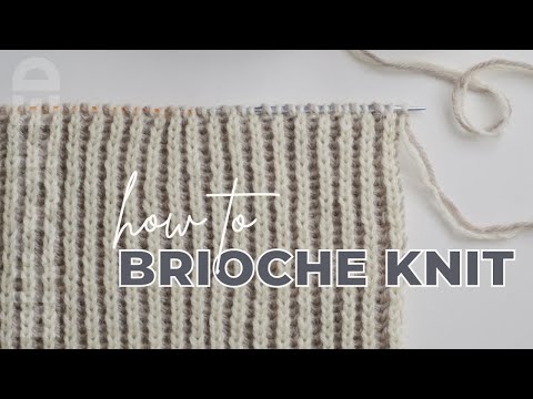 Brioche Knitting for Beginners - Two Color Brioche Stitch