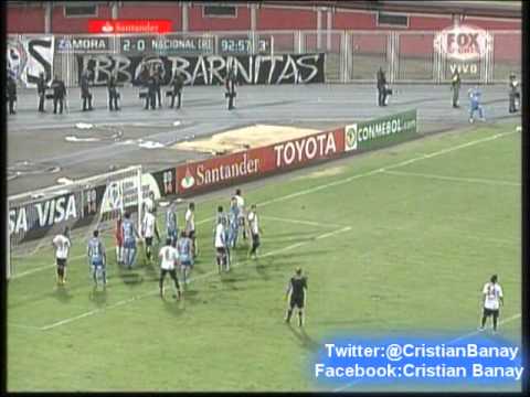 Zamora 2 Nacional 0 (Relato Ariel Helueni) Copa Libertadores 2014 Los goles