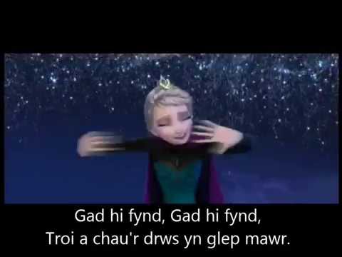 Welsh Angel ... Let it Go (in Welsh) with lyrics