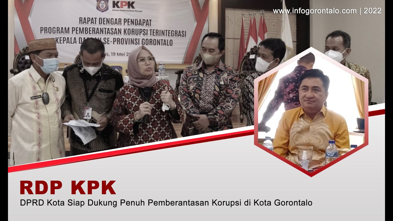 DPRD Kota Siap Dukung Penuh Pemberantasan Korupsi di Kota Gorontalo