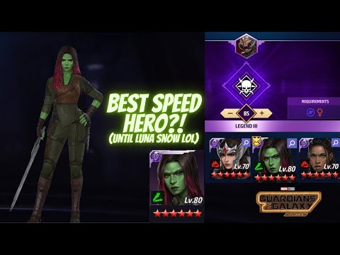 LVL 80 GAMORA vs ULTRON STAGE 85 WBL - KNULL & MEPHISTO 79 - GORR 44 - Marvel Future Fight