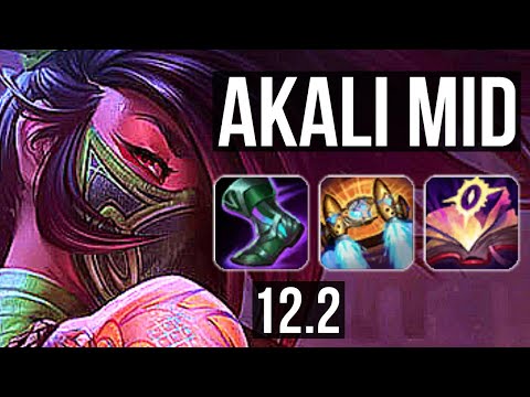 AKALI vs ZYRA (MID) | 9/1/6, 1.6M mastery, Legendary, 500+ games | EUW Diamond | 12.2