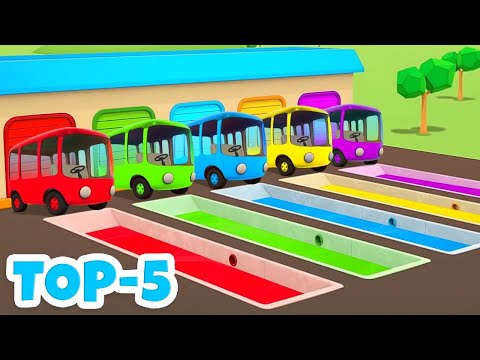 Helfer Autos auf Deutsch. Busse, Rettungsfahrzeuge und Züge. Helfer Autos Kompilation