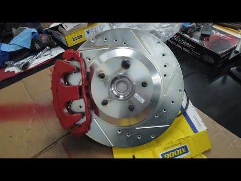 How to do a G-body brake upgrade, blazer spindles with c5 calipers and rotors.