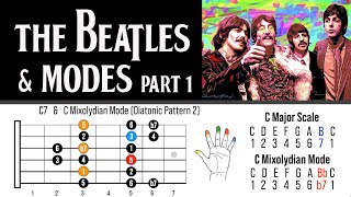 The Beatles "Tomorrow Never Knows" & the Mixolydian Mode // Guitar & Theory Lesson // Looper Cover