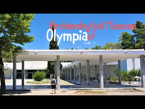 Archaeological Museum of Olympia/ Outside museum/ Part1/Ancient Olympia Greece 🇬🇷