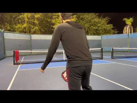 Pickleball played by Two Semi Pro Tennis Players Singles Part (1) feat.Damn Daniel