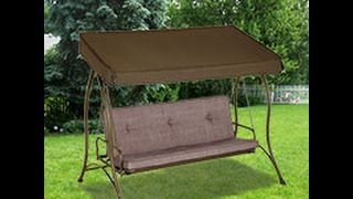 ACE  Patio Swing Cushions, Seat Support and Canopy Fabric Replacement