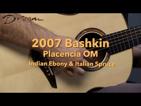 2007 Bashkin OM Placencia, Indian Ebony/Italian Spruce image 26