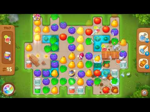 Gardenscapes Area 9 Day 1 Level 1967 - No Boosters Or Hacks