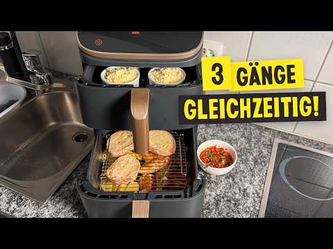 3-Gang Menü aus dem Airfryer in nur 30 Minuten