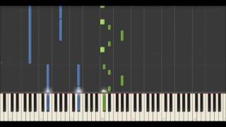 Yann Tiersen - Plus D&#39;hiver (Synthesia Tutorial)