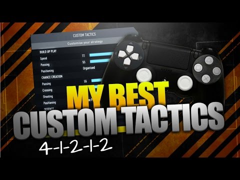 4-1-2-1-2!  MY BEST CUSTOM TACTICS  SIMPLE FIX! GOLD TO ELITE! FIFA 17!