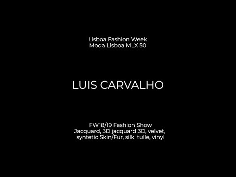 LUÍS CARVALHO ModaLisboa FW18-19 // Lisbon Fashion Week MLX 50 - Runway from the first row