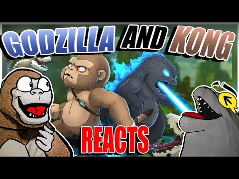 Godzilla Reacts| Baby Godzilla, Kong vs. Skullcrawlers – Animation 5