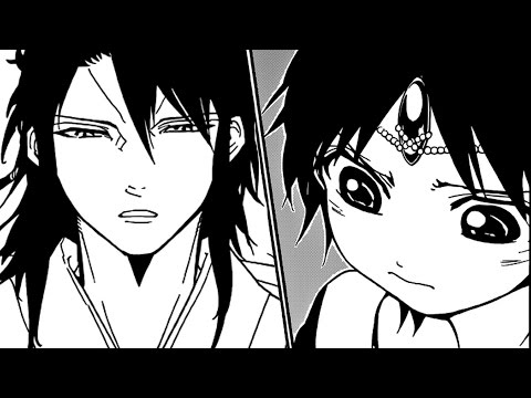 Magi 262 Manga Chapter マギ Review -- Kouen Vs Hakuryuu & Sinbad Foreshadowed?