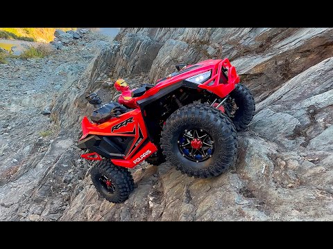 A Polaris RC Crawler:  Willys Jeep Chassis & New Bright Polaris RZR Body!