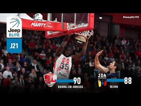 Bourg-en-Bresse vs Dijon | J21 Jeep® ÉLITE - 2 mars 2019