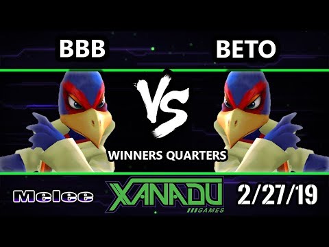 S@X 291 SSBM - BBB (Falco) Vs. Beto (Falco) - Smash Melee Winners Quarters