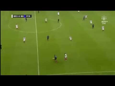 Manchester utd v Wigan friendly  16/07/16 Eric baily skills