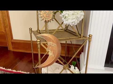 Copper Patina Sun & Moon Windchime